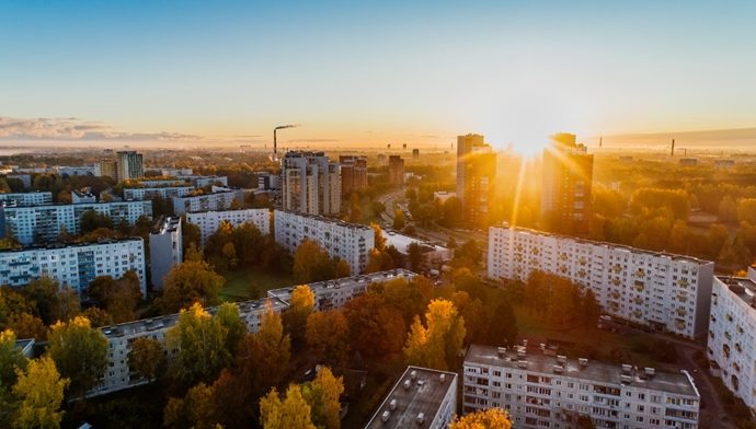 golden hour real estate photography