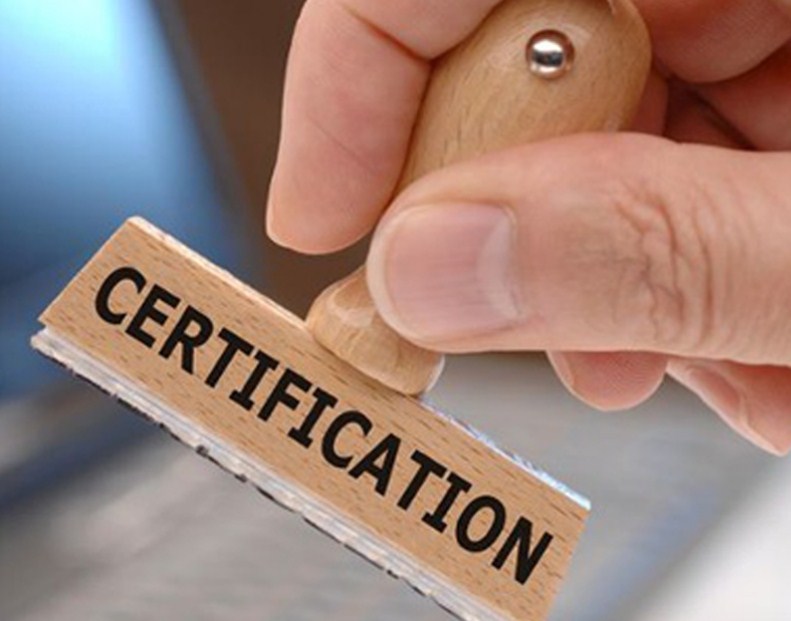 Certification